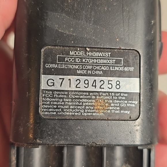 Cobra RoadTrip HH38WXST 4-Watt 40-Channel Sound Tracker Handheld CB Radio - Picture 10 of 10